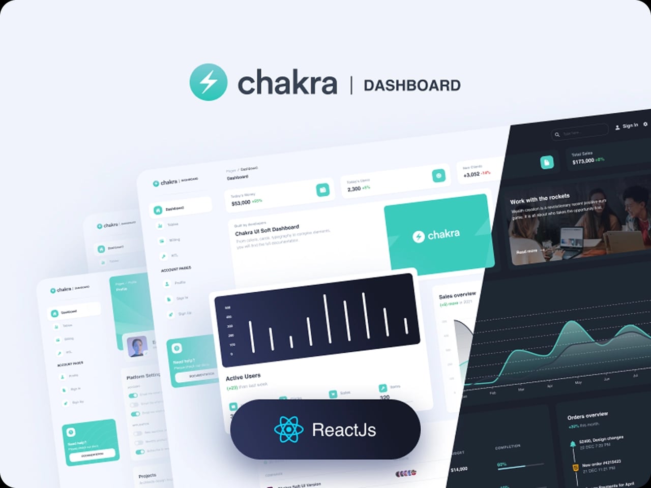 طراحی داشبورد مدیریتی Dashboard Chakra